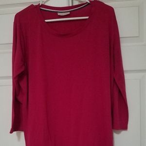 XL long fushia top